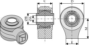 Kulledsterminaler för toppstänger som ska svetsas