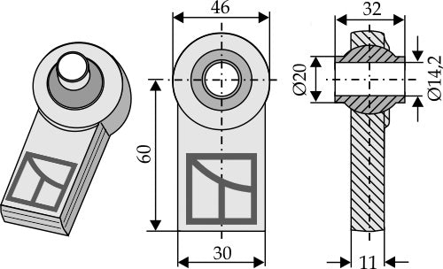 Alempiin niveliin hitsattavat pallonivelpäät