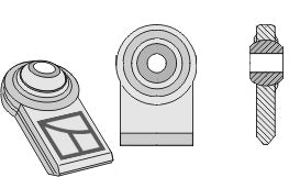 Kulledsterminaler för nedre länkar som ska svetsas