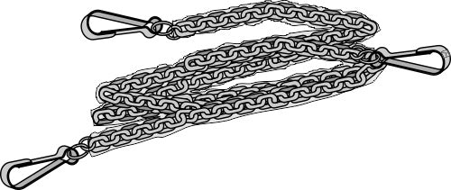 Styrvajer för nedre länkarmskrokar Cat. III-II