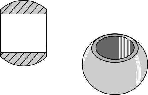 Kula för nedre länkfäste kat. III