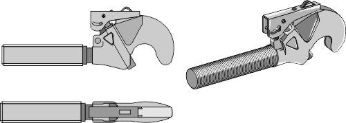 Övre krokar M24x3