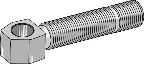 Ledad spindel Ø28