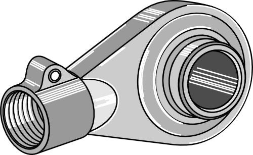 Stag med fästspaksfäste