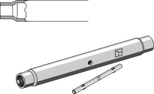 Rör M30x3