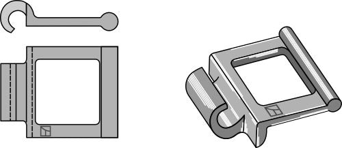 Steel link articulated chain