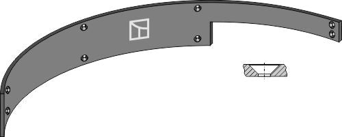 Styrebrett 860 mm - venstre