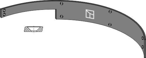 Styrebrett 860 mm - høyre