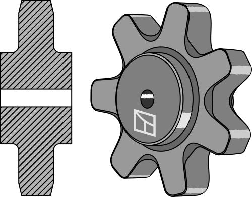 Kædehjul Ø165