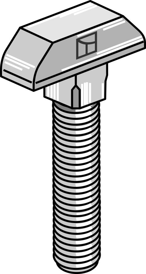 Kedjebult - Galvaniserad