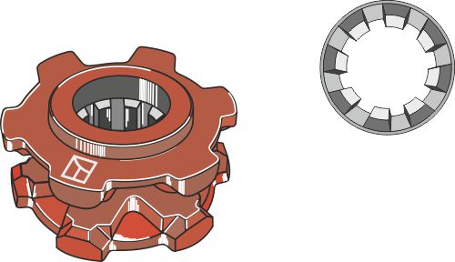 Kedjehjul Ø140