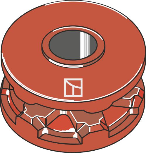 Remskiva för kedja Ø 130