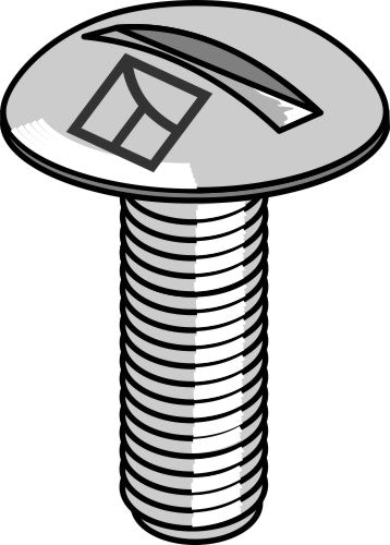 Skruv med skruvhuvud M8x1,25x16 – galvaniserad