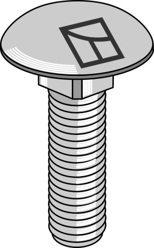 Skruer med skivehoved M10x1,5x30 uden møtrik