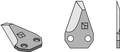 Fodermixerknivar, vänster