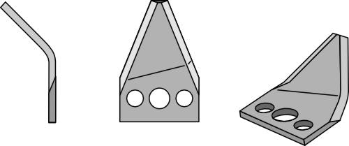 Fodermixerkniv, vänster