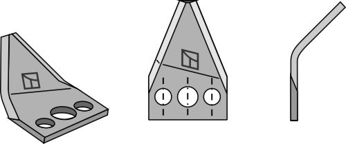Fodermixerkniv, höger