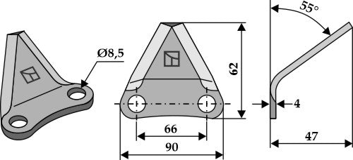 Kniver til fôrblandere
