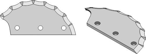 Fodermixerknivar, höger