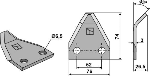 Kniver til fôrblandere