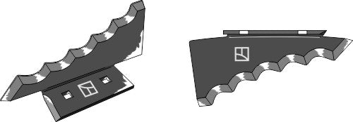 Fodermixerknivar – hårdmetallbelagda, vänster