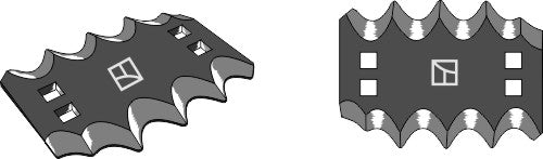 Matblandningskniv – hårdmetallbelagd, höger