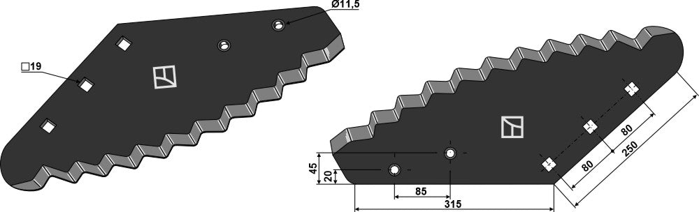 Ruokamikseri veitset - kovametallipäällysteiset