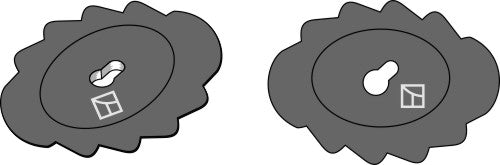 Foderblandarknivar - hårdmetallbelagda