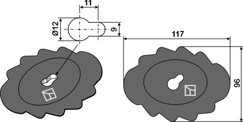Ruokamikseri veitset - kovametallipäällysteiset