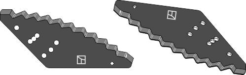 Køkkenmaskineknive - med hård metaloverflade