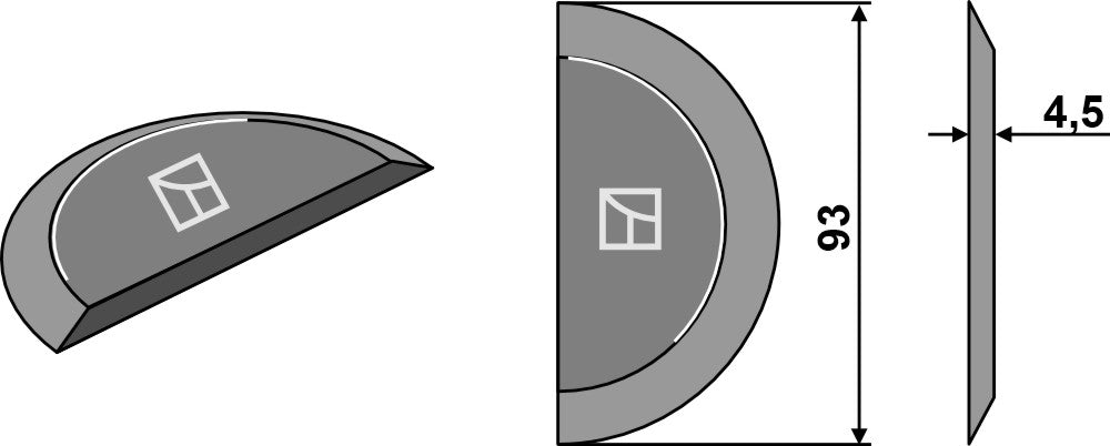 Matblandarknivar att svetsa fast