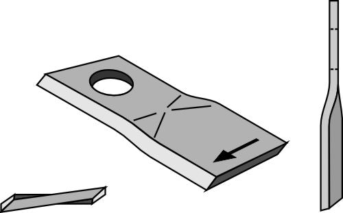 Rotorklippareblad 100x48 mm