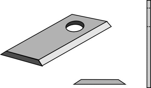 Slåtterkniv 105x47mm