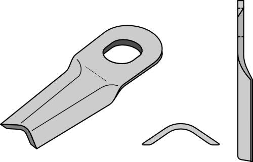 Rotorklippareblad 115x38 mm