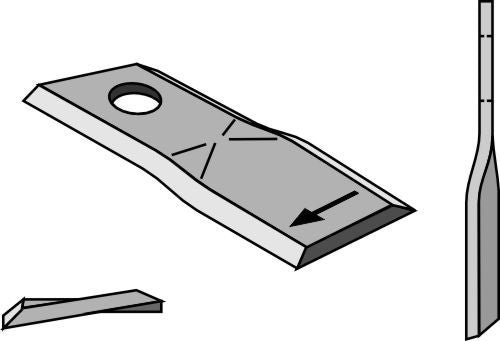 Slåtterkniv 87x40mm