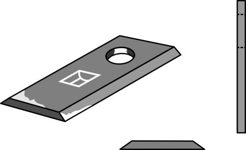 Rotorklippareblad 96x42 mm