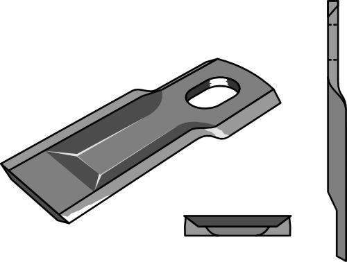 Rotorklippareblad 130x50 mm
