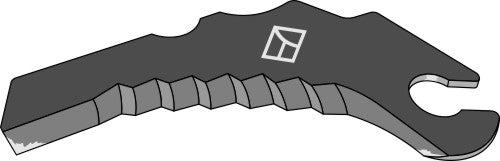 Rundbalpresskniv 300 mm