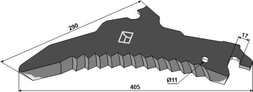 Silage-veitsi 405 mm