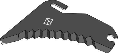 Rundbalpresskniv 360 mm – hårdmetallbelagd