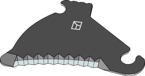 Rundbalpresskniv 334 mm – DURAFACE