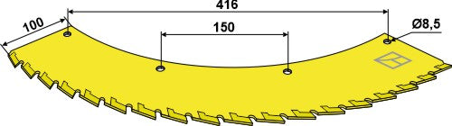 Saw blade - left - tungsten carbid hard faced