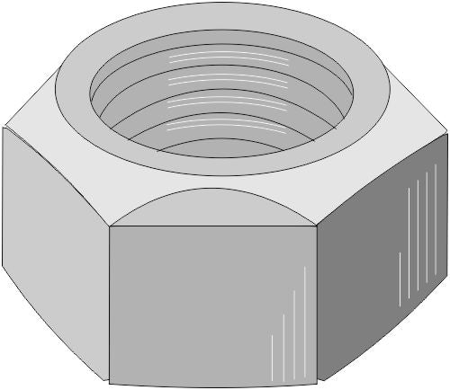 Självlåsande mutter - M10x1