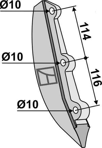 Kilen för utsädesdelning