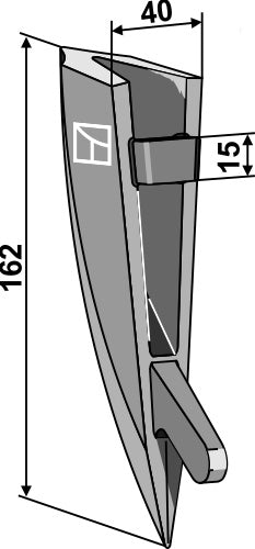 Kil för metallskivor