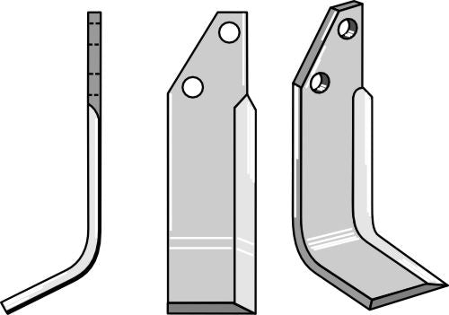 Klinge 195 x 50 mm, venstre