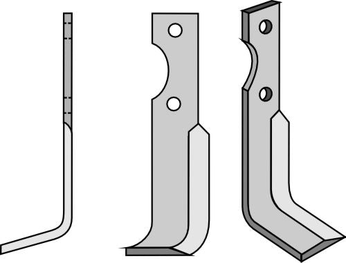 Klinge 195 x 30 mm, venstre