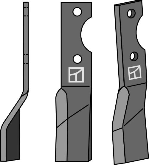 Rotationspinne 365x70 mm, vänster