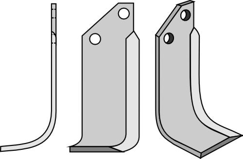 Terä 151 x 50 mm, vasen
