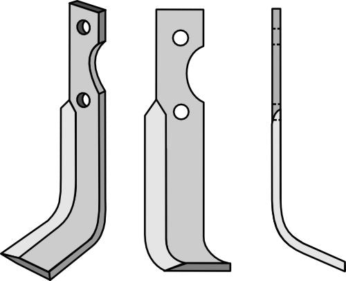 Blade 165x25mm, right